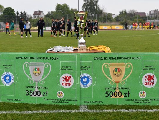 Zamojski finał Pucharu Polski. Łada 1945 Biłgoraj - STS Gryf Gmina Zamość [ZDJĘCIA]