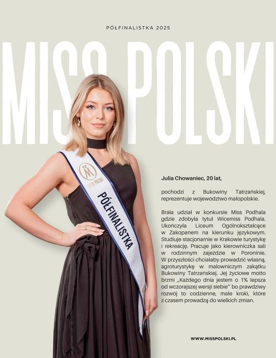 Miss Polski 2025. Edyta z Biłgoraja może przejść do finału! Oto kandydatki - galeria zdjęć