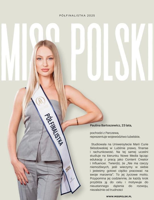Miss Polski 2025. Edyta z Biłgoraja może przejść do finału! Oto kandydatki - galeria zdjęć