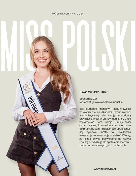 Miss Polski 2025. Edyta z Biłgoraja może przejść do finału! Oto kandydatki - galeria zdjęć Miss Polski 2025. Edyta z Biłgoraja może przejść do finału! Oto kandydatki - galeria zdjęć