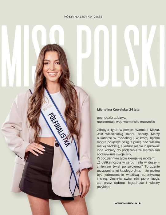 Miss Polski 2025. Edyta z Biłgoraja może przejść do finału! Oto kandydatki - galeria zdjęć