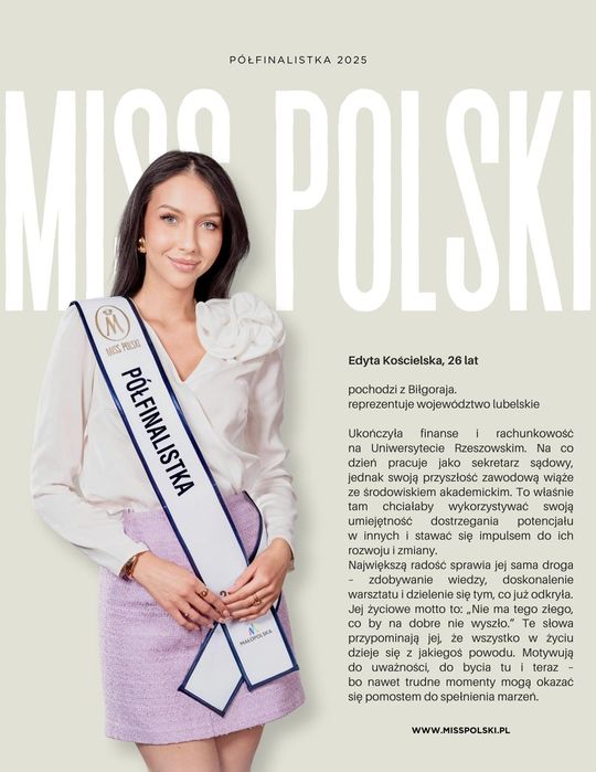 Miss Polski 2025. Edyta z Biłgoraja może przejść do finału! Oto kandydatki - galeria zdjęć