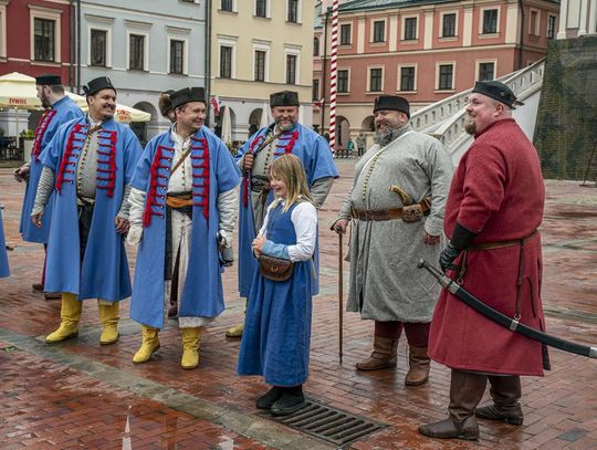 Szturm Twierdzy Zamość 2025. Tak werbowano do oddziałów na Rynku Wielkim [ZDJĘCIA]