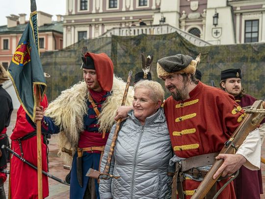 Szturm Twierdzy Zamość 2025. Tak werbowano do oddziałów na Rynku Wielkim [ZDJĘCIA]