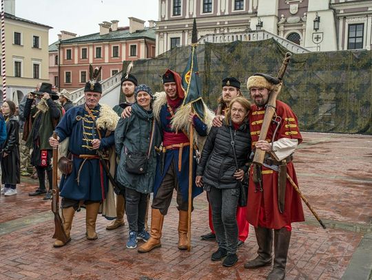 Szturm Twierdzy Zamość 2025. Tak werbowano do oddziałów na Rynku Wielkim [ZDJĘCIA]