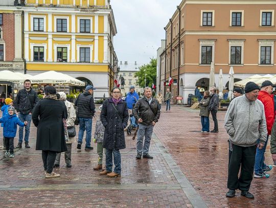 Szturm Twierdzy Zamość 2025. Tak werbowano do oddziałów na Rynku Wielkim [ZDJĘCIA]