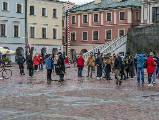 Szturm Twierdzy Zamość 2025. Tak werbowano do oddziałów na Rynku Wielkim [ZDJĘCIA]