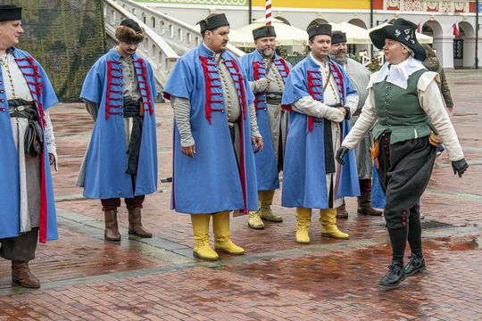 Szturm Twierdzy Zamość 2025. Tak werbowano do oddziałów na Rynku Wielkim [ZDJĘCIA]