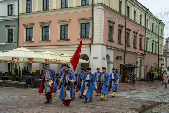 Szturm Twierdzy Zamość 2025. Tak werbowano do oddziałów na Rynku Wielkim [ZDJĘCIA]