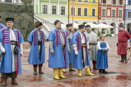 Szturm Twierdzy Zamość 2025. Tak werbowano do oddziałów na Rynku Wielkim [ZDJĘCIA]