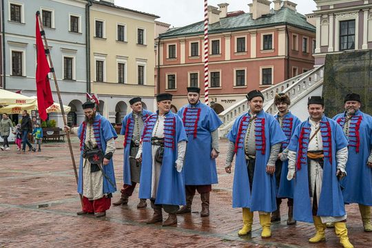 Szturm Twierdzy Zamość 2025. Tak werbowano do oddziałów na Rynku Wielkim [ZDJĘCIA]
