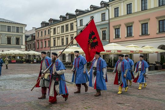 Szturm Twierdzy Zamość 2025. Tak werbowano do oddziałów na Rynku Wielkim [ZDJĘCIA]