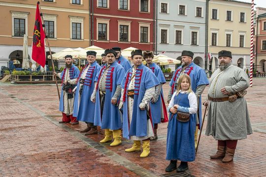 Szturm Twierdzy Zamość 2025. Tak werbowano do oddziałów na Rynku Wielkim [ZDJĘCIA]