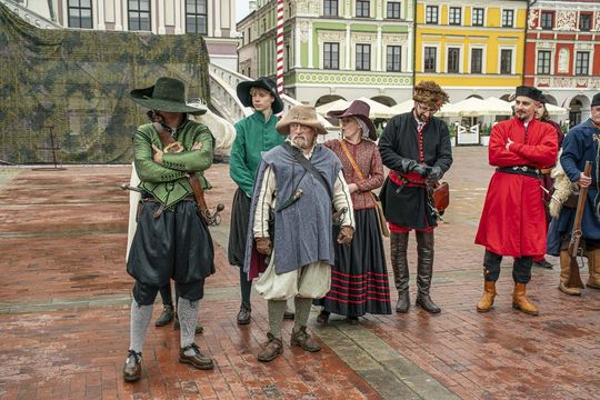 Szturm Twierdzy Zamość 2025. Tak werbowano do oddziałów na Rynku Wielkim [ZDJĘCIA]