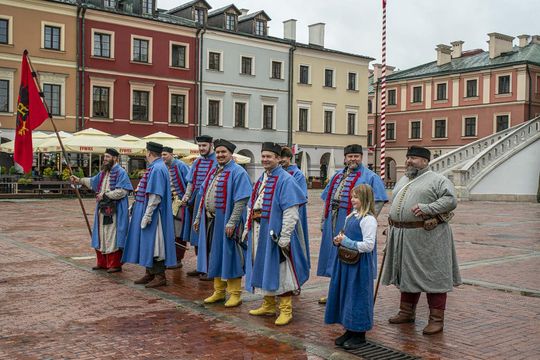 Szturm Twierdzy Zamość 2025. Tak werbowano do oddziałów na Rynku Wielkim [ZDJĘCIA]