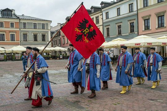 Szturm Twierdzy Zamość 2025. Tak werbowano do oddziałów na Rynku Wielkim [ZDJĘCIA]