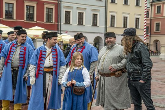 Szturm Twierdzy Zamość 2025. Tak werbowano do oddziałów na Rynku Wielkim [ZDJĘCIA]