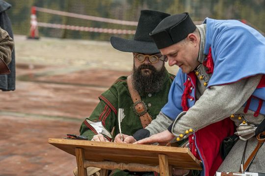 Szturm Twierdzy Zamość 2025. Tak werbowano do oddziałów na Rynku Wielkim [ZDJĘCIA]