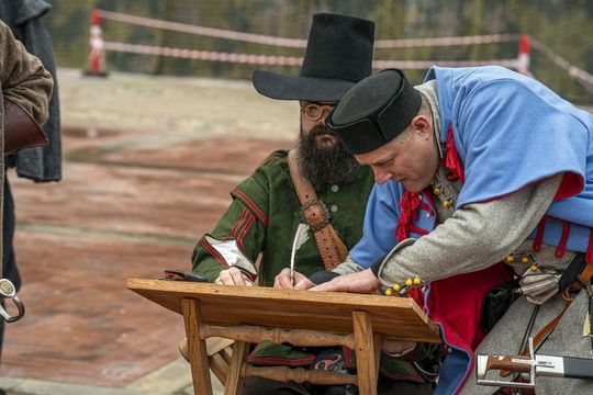Szturm Twierdzy Zamość 2025. Tak werbowano do oddziałów na Rynku Wielkim [ZDJĘCIA]