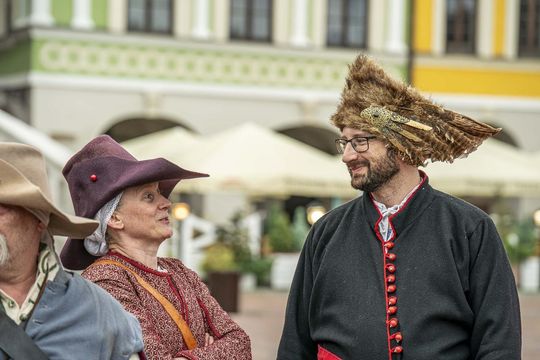 Szturm Twierdzy Zamość 2025. Tak werbowano do oddziałów na Rynku Wielkim [ZDJĘCIA]