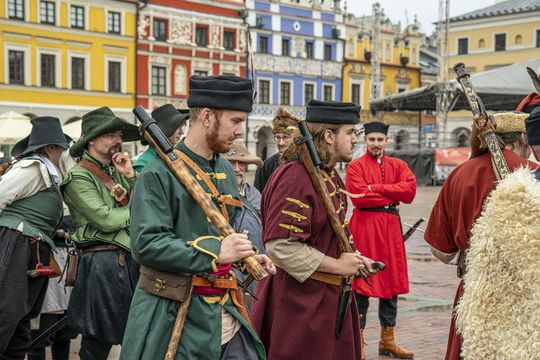 Szturm Twierdzy Zamość 2025. Tak werbowano do oddziałów na Rynku Wielkim [ZDJĘCIA]