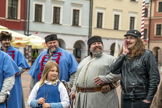 Szturm Twierdzy Zamość 2025. Tak werbowano do oddziałów na Rynku Wielkim [ZDJĘCIA]