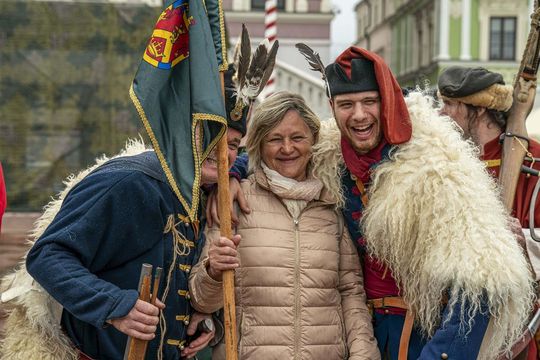 Szturm Twierdzy Zamość 2025. Tak werbowano do oddziałów na Rynku Wielkim [ZDJĘCIA]
