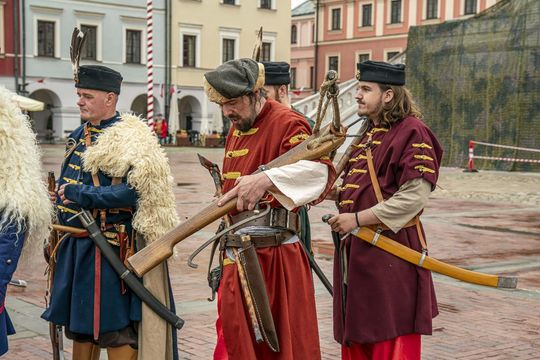 Szturm Twierdzy Zamość 2025. Tak werbowano do oddziałów na Rynku Wielkim [ZDJĘCIA]