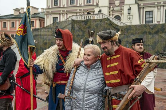 Szturm Twierdzy Zamość 2025. Tak werbowano do oddziałów na Rynku Wielkim [ZDJĘCIA]