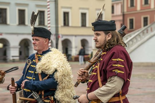 Szturm Twierdzy Zamość 2025. Tak werbowano do oddziałów na Rynku Wielkim [ZDJĘCIA]