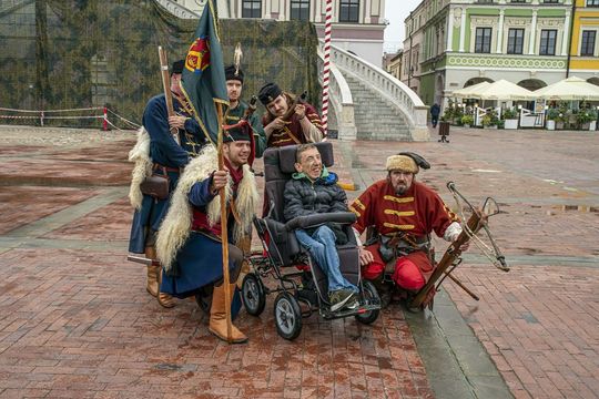 Szturm Twierdzy Zamość 2025. Tak werbowano do oddziałów na Rynku Wielkim [ZDJĘCIA]