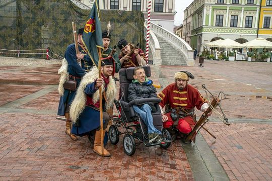 Szturm Twierdzy Zamość 2025. Tak werbowano do oddziałów na Rynku Wielkim [ZDJĘCIA]