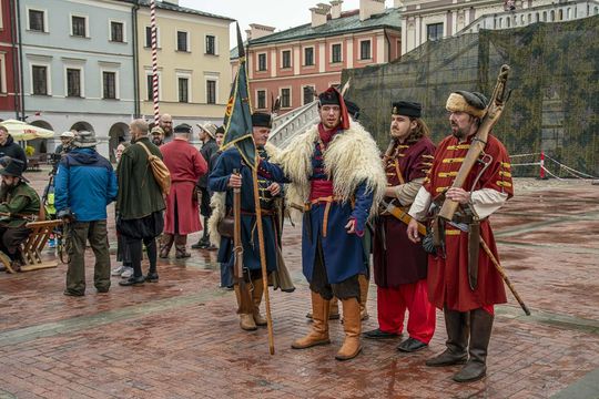 Szturm Twierdzy Zamość 2025. Tak werbowano do oddziałów na Rynku Wielkim [ZDJĘCIA]