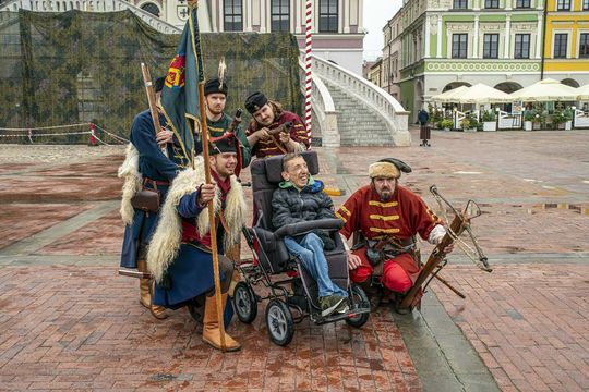 Szturm Twierdzy Zamość 2025. Tak werbowano do oddziałów na Rynku Wielkim [ZDJĘCIA]