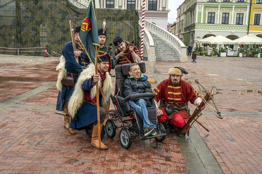 Szturm Twierdzy Zamość 2025. Tak werbowano do oddziałów na Rynku Wielkim [ZDJĘCIA]