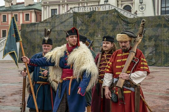 Szturm Twierdzy Zamość 2025. Tak werbowano do oddziałów na Rynku Wielkim [ZDJĘCIA]