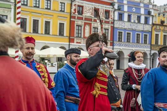 Szturm Twierdzy Zamość 2025. Tak werbowano do oddziałów na Rynku Wielkim [ZDJĘCIA]