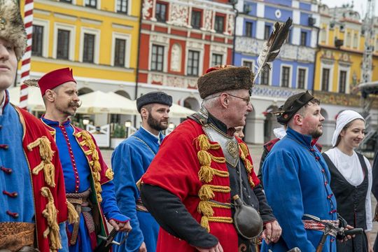Szturm Twierdzy Zamość 2025. Tak werbowano do oddziałów na Rynku Wielkim [ZDJĘCIA]