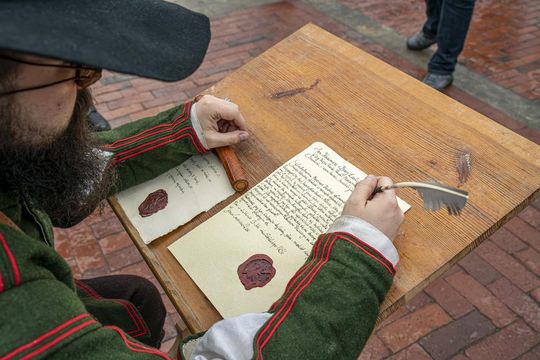 Szturm Twierdzy Zamość 2025. Tak werbowano do oddziałów na Rynku Wielkim [ZDJĘCIA]