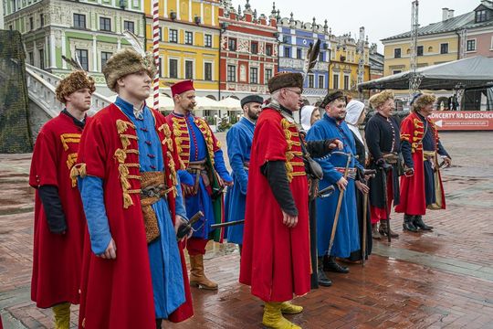 Szturm Twierdzy Zamość 2025. Tak werbowano do oddziałów na Rynku Wielkim [ZDJĘCIA]