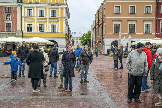 Szturm Twierdzy Zamość 2025. Tak werbowano do oddziałów na Rynku Wielkim [ZDJĘCIA]