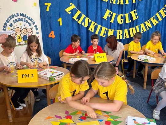 Zamość: Olimpiada matematyczna w Przedszkolu Miejskim nr 2 - galeria zdjęc