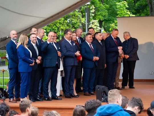 Andrzej Duda w Tomaszowie Lubelskim - zdjęcia
