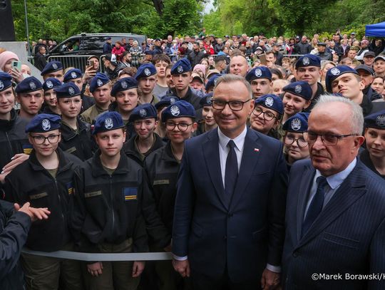 Prezydent RP Andrzej Duda w Tomaszowie Lubelskim