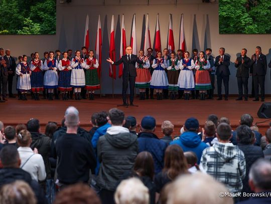 Prezydent RP Andrzej Duda w Tomaszowie Lubelskim