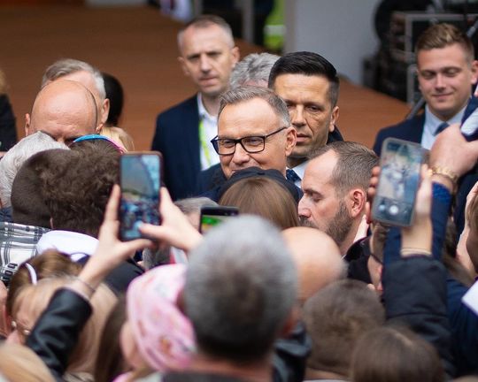 Andrzej Duda w Tomaszowie Lubelskim - zdjęcia