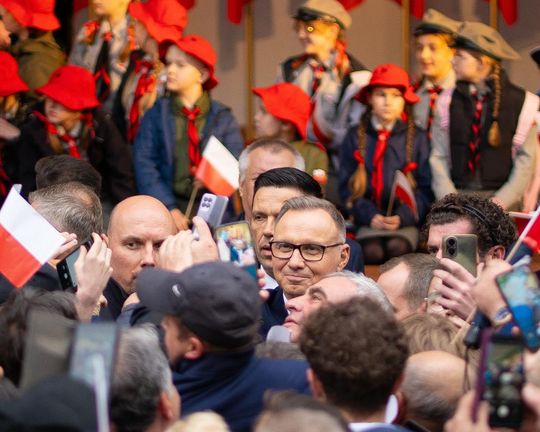 Andrzej Duda w Tomaszowie Lubelskim - zdjęcia