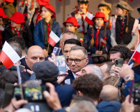 Andrzej Duda w Tomaszowie Lubelskim - zdjęcia