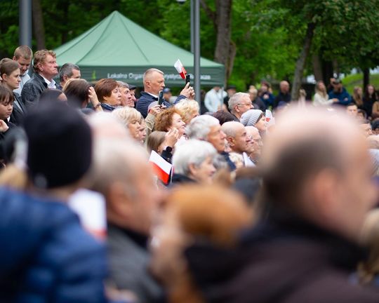 Andrzej Duda w Tomaszowie Lubelskim - zdjęcia