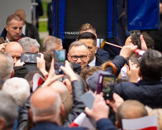 Andrzej Duda w Tomaszowie Lubelskim - zdjęcia